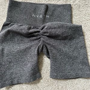NVGTN Black Speckled Scrunch Seamless Shorts. Never worn.